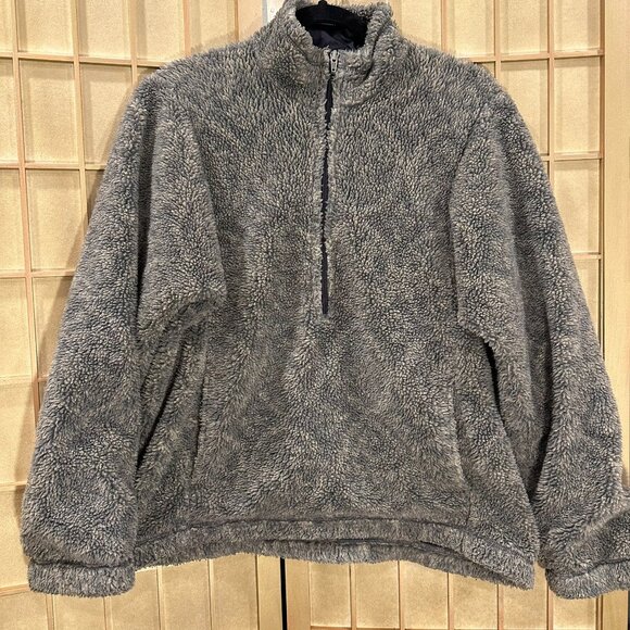Rare Vintage 90s Patagonia Glissade Kimono Fleece Pullover Women's M, Made USA - Picture 1 of 10